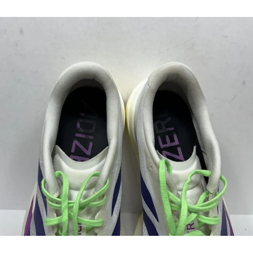 Adidas Adizero EVO SL Women's Size 10 White Purple Running Shoes JS4456
